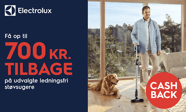 Electrolux cashback campaign banner