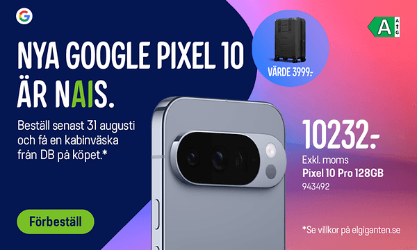 Nya Google Pixel 10 är nAIs