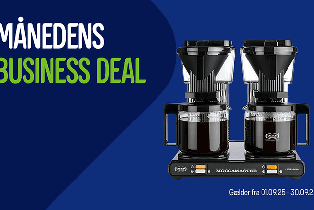 Månedens business deal - Moccamaster kaffemaskine