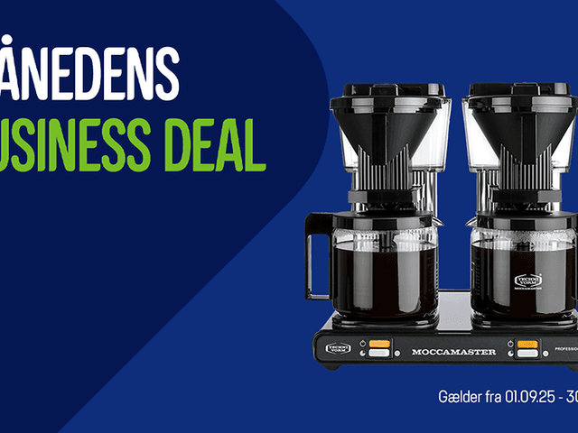 Månedens business deal - Moccamaster kaffemaskine
