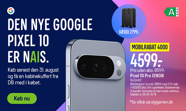 Den nye Google Pixel 10 er nAIs