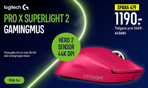Logitech Pro X Superlight 2 Gaming Mouse