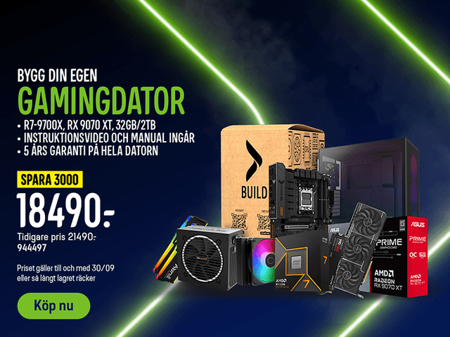 Gaming Computer RX 9700 XT, 32GB/2TB