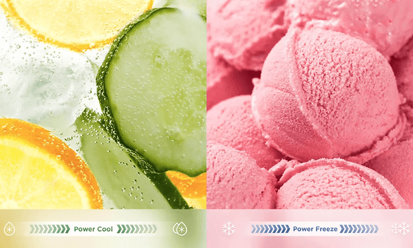 TCL - Power Cool Freeze - Pikajäähdytys ja -pakastus – nopea lämpötilan palautus