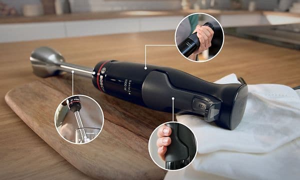 ErgoMaster-sauvasekoittimen ergonominen muotoilu takaa sujuvan käsittelyn