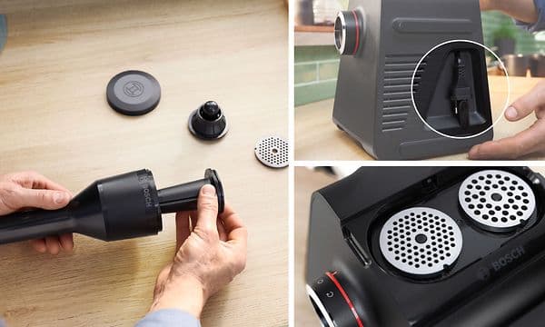Multipower-lihamyllyn muotoilu ottaa myös huomioon helpon säilytyksen