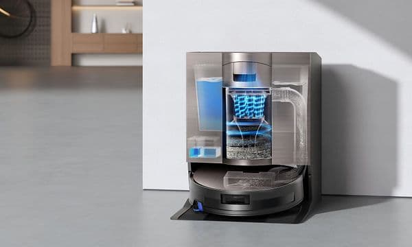 Ecovacs Deebot X11 pölypussittomalla OmniCyclone-asemalla