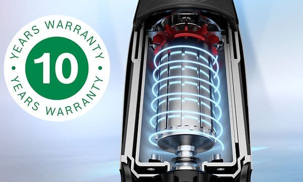 Bosch ErgoMaster is long-lasting with motor warranty