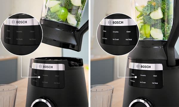 Close-up of Vitapower 6 blenders control buttons