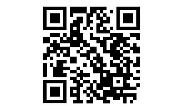 QR-kod som hjälper med installation av SumUp-kortläsare
