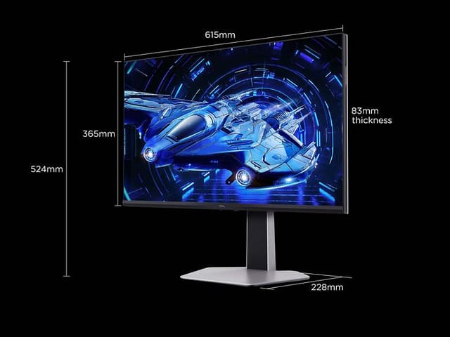 TCL - størrelse og dimensioner