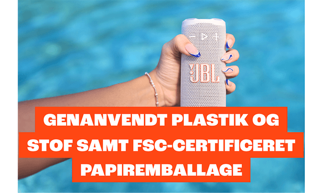 JBL GRIP - lavet af genanvendt plastik