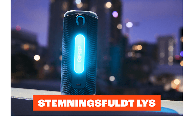 JBL GRIP med stemningsfuldt lys