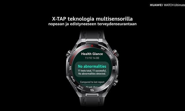 Huawei Watch Ultimate 2 – Hyvinvointitarkastus yhdellä napautuksella