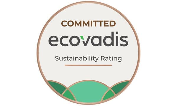 Ecovadis Committed Supplier - sitoutunut valmistaja -merkki