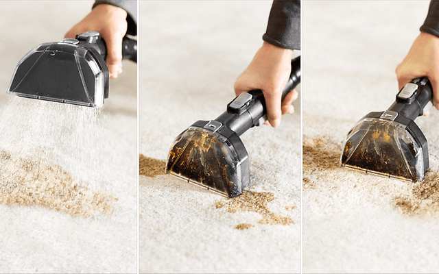 Bissell SpotClean Hydrosteam Select med tre rengøringstrin