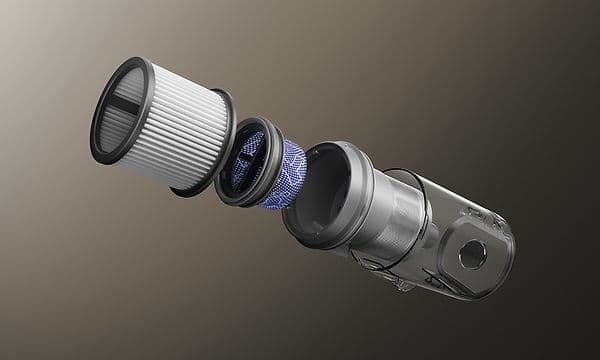 Dreame R20 Ultra - Illustration of allergy filters