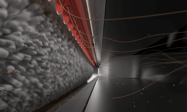 Dreame H12 Pro cutting hair with TangleCut™