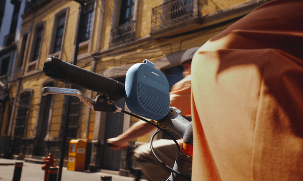 Bose-soundlink-micro on bike