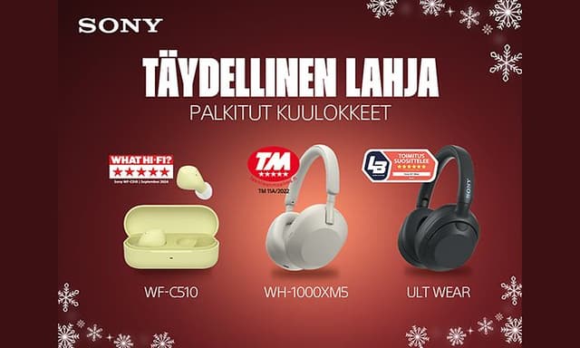 Sony-kuulokkeet – Täydellinen lahja