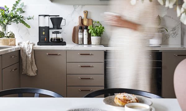 OBH Nordica - Blooming Aroma coffee maker in a kitchen