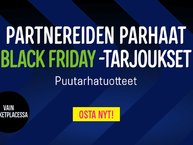 Marketplace - Partnereiden parhaat tarjoukset puutarhatuotteille