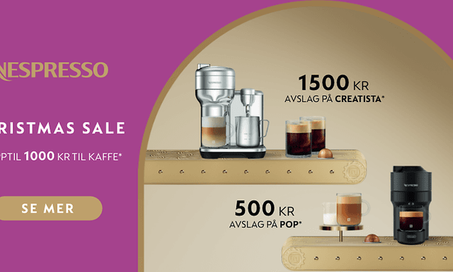 Nespresso Campaigns - Christmas sale teaser image