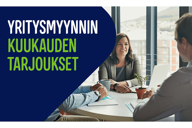 B2B - Yritysmyynnin kuukauden tarjoukset
