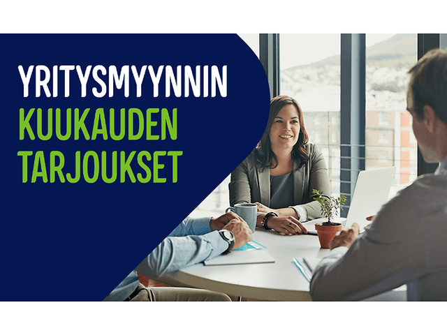 B2B - Yritysmyynnin kuukauden tarjoukset