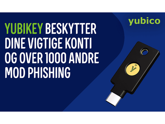 Yubico YubiKey beskytter din computer mod uvedkommende
