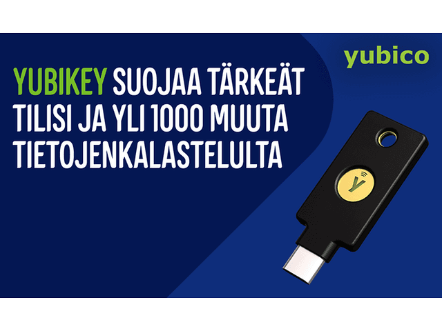 Yubico - YubiKey suojaa tietokonettasi ulkopuolisilta