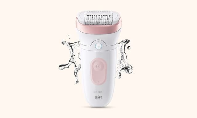 Braun Silk-épil 7 kan användas både vått och torrt