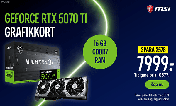 MSI GeForce RTX 5070 TI