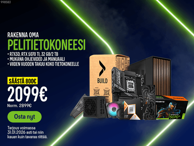 Build Gaming PC RTX 5070 TI, R7X3D