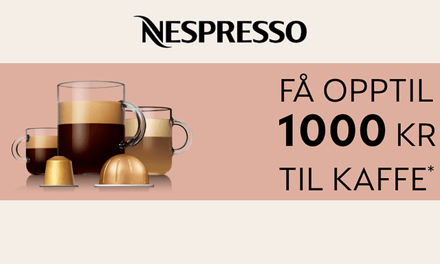 Nespresso kaffe kampanjer & tilbud - Teaser NO