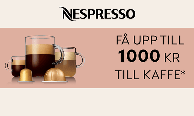 Nespresso kaffe kampanjer & erbjudanden - Teaser image SE
