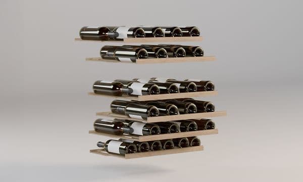 Temptech Frio Nordics - Vinflaskor på hyllor