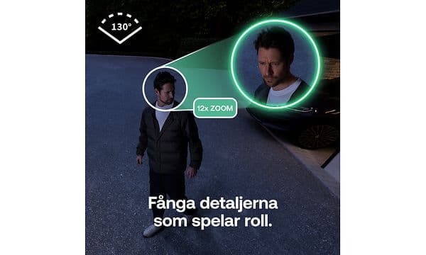 Bild av man och 12x inzoomning på hans ansikte