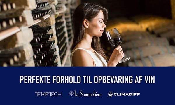 Temptech vinopbevaring desktop banner