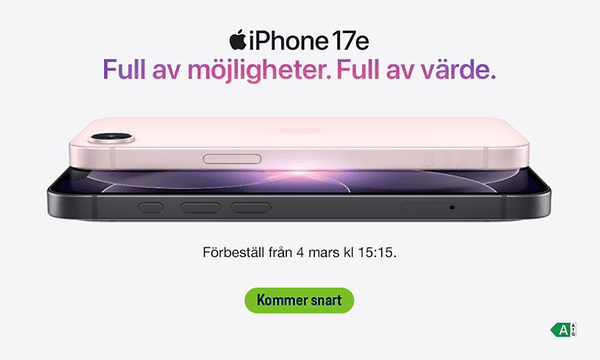 iPhone 17e - kommer snart!