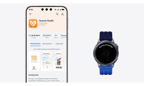 Huawei Watch GT Runner 2 and the Huawei Health app