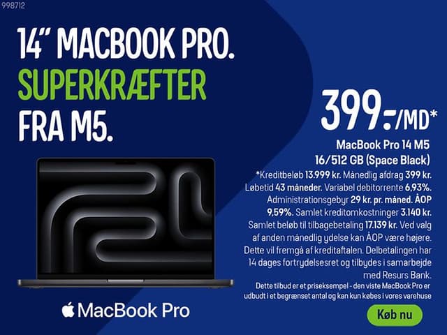 Apple MacBook Pro 14 M5 16/512 GB