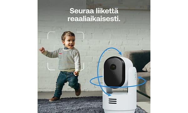Arlo Essential 3 HD seuraa liikettä reaaliajassa