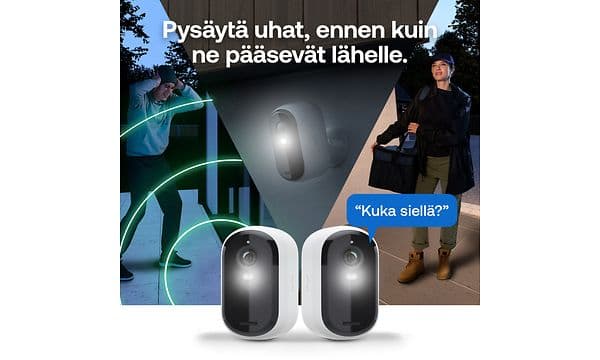 Arlo Essential 3 HD pysäyttää uhat ennen kuin ne pääsevät lähelle
