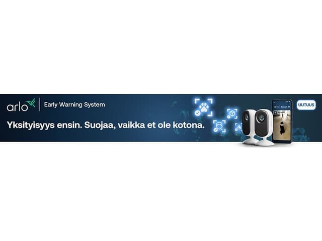 Arlo Early Warning System - Yksityisyys ensin. Suojaa, vaikka et ole kotona.