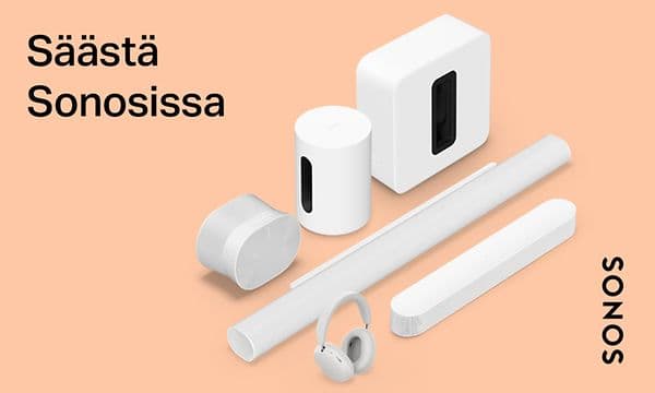 Sonos-laatutuotteet pääsiäishinnoin
