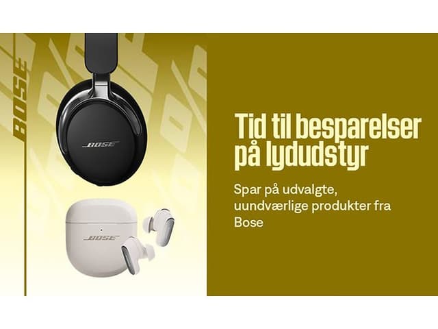 Bose QuietComfort Ultra II høretelefoner kampagne