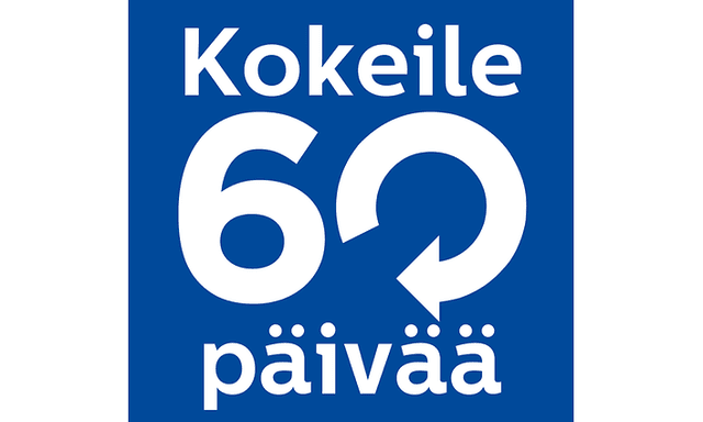 Philips Airfryer – 60 päivän tyytyväisyystakuu