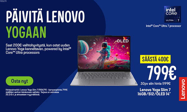 Päivitä Lenovo Yogaan