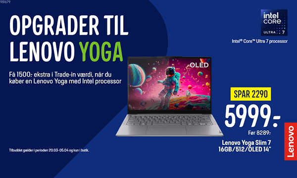 Opgrader til Lenovo Yoga